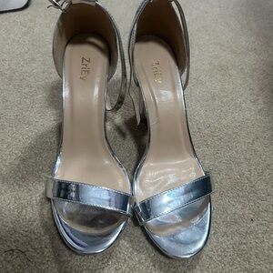 Ziley Silver Women's Heels
